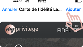 installation sur smartphone